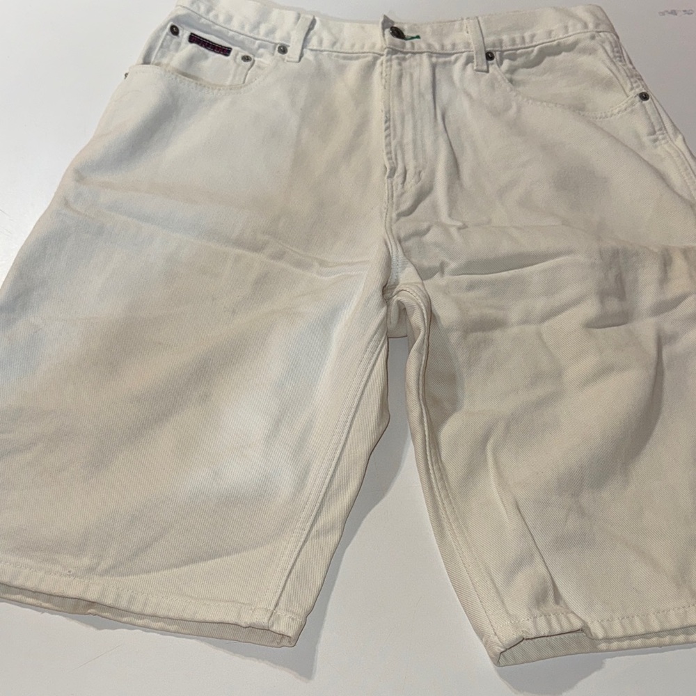 Vintage Tommy White Jean Shorts‎